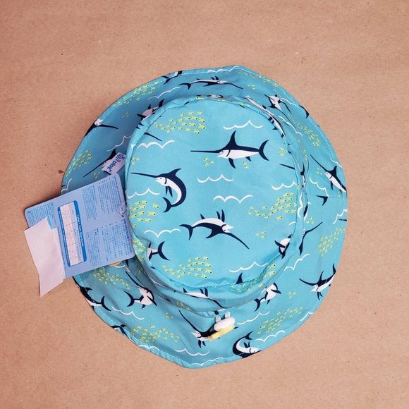 I Play Bucket Sun Hat 9-18 Months Turquoise - Picture 3 of 7